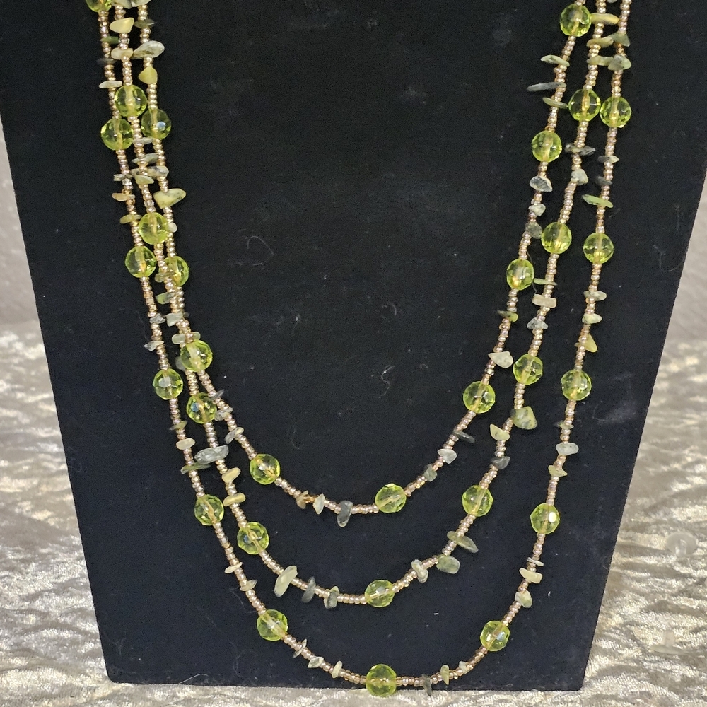 Esmor Multistrand Beaded Neclace